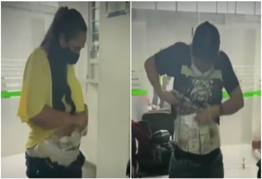 Capturan a mujer con dinero