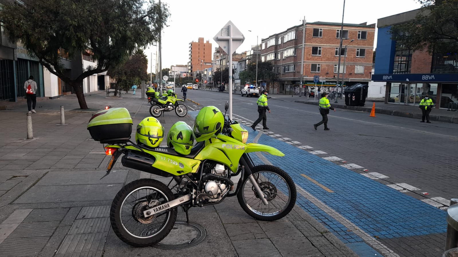 Policía en Chapinero