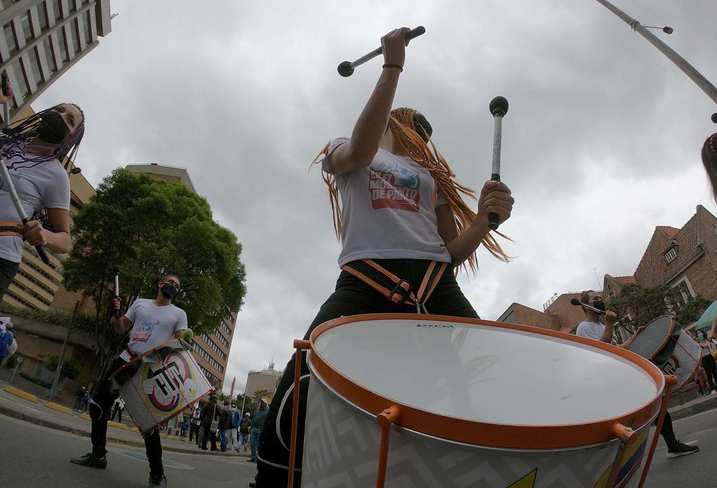 Protestas del paro nacional, en Bogotá.