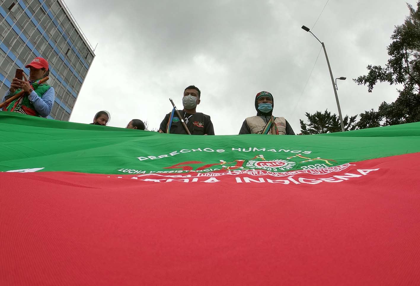 Protestas del paro nacional, en Bogotá.