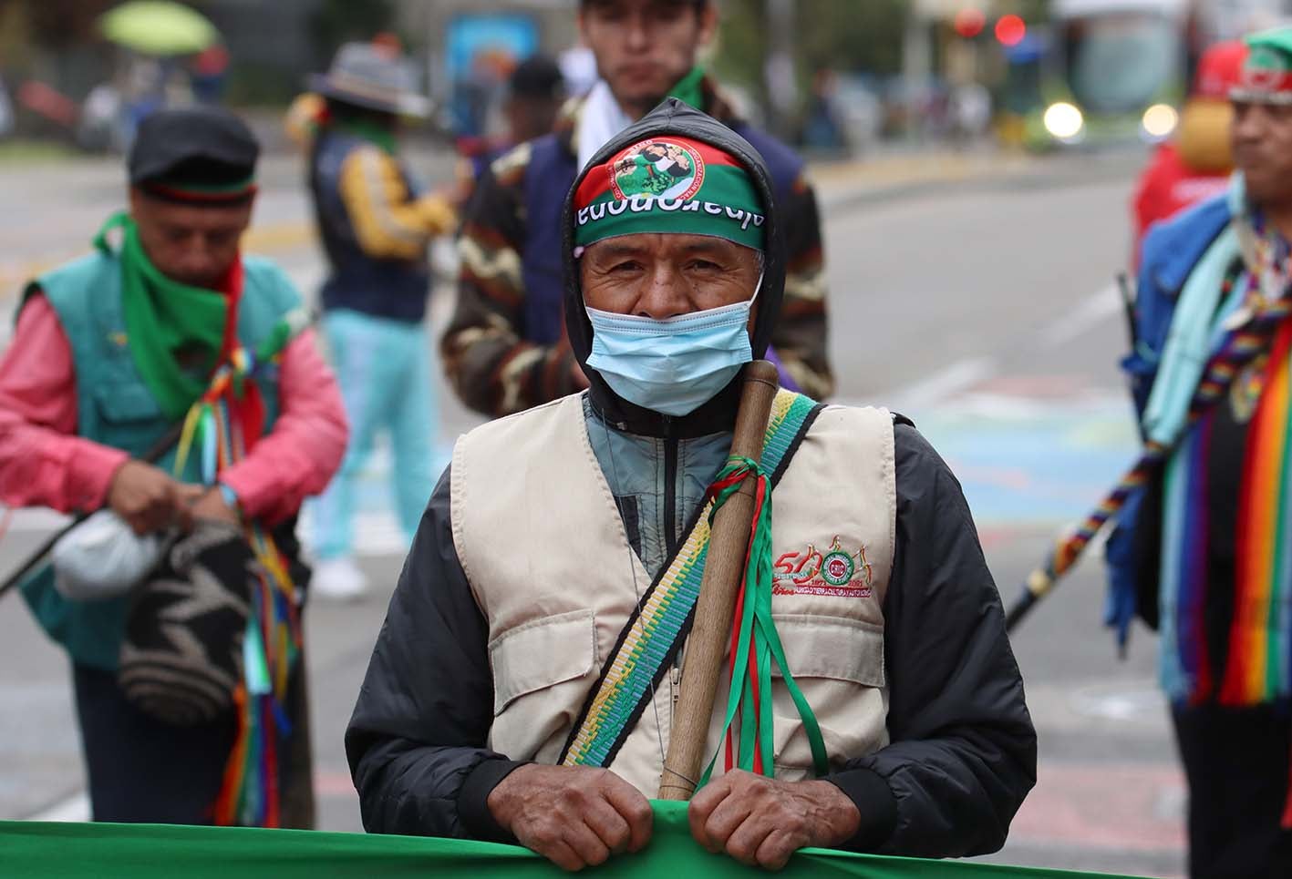 Protestas del paro nacional, en Bogotá.
