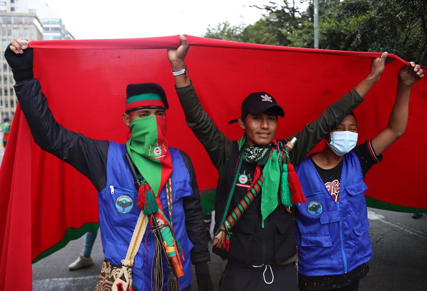 Protestas del paro nacional, en Bogotá.