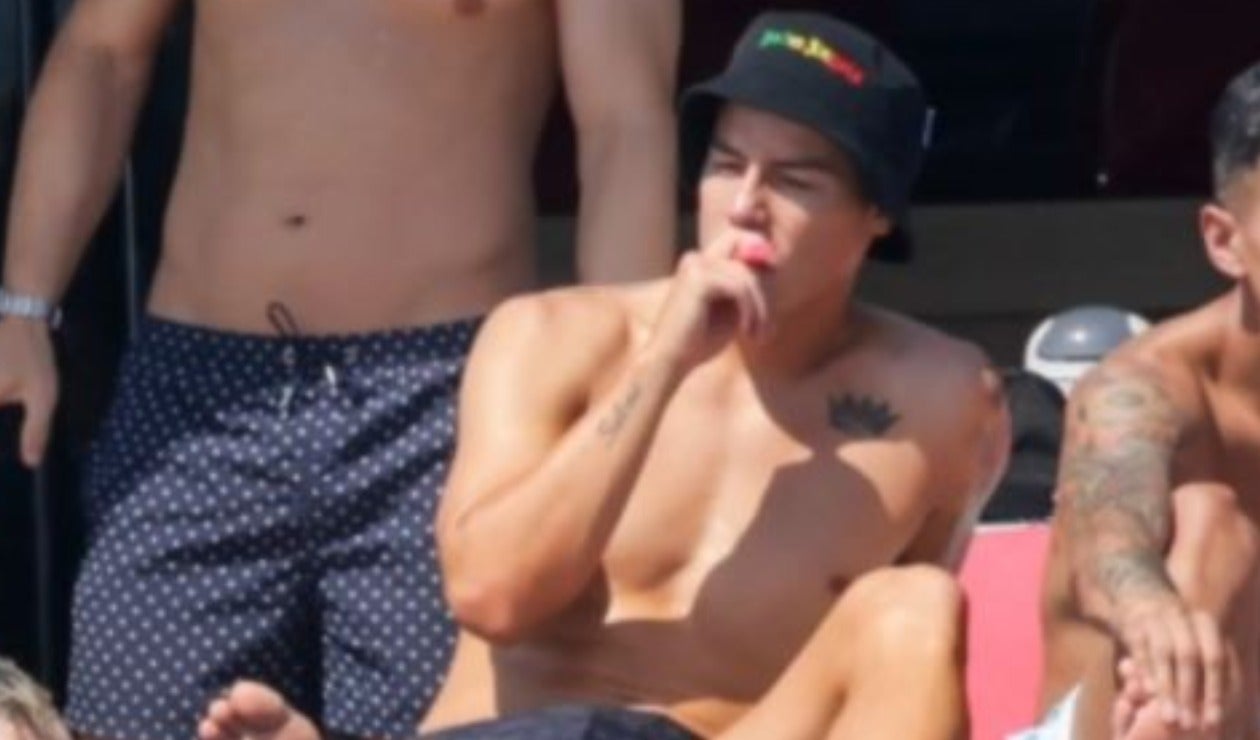 James Rodríguez, fiesta en Ibiza