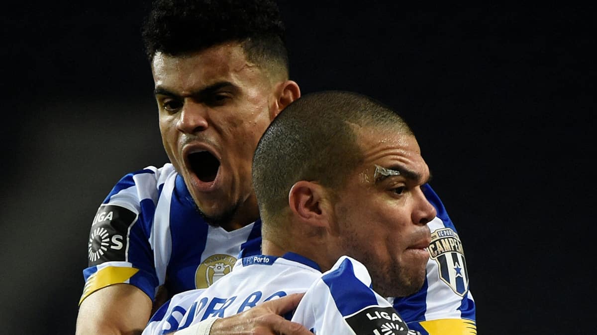 Pepe y Luis Díaz, en el Porto