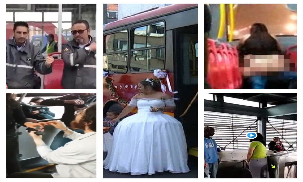 Momentos insólitos en Transmilenio