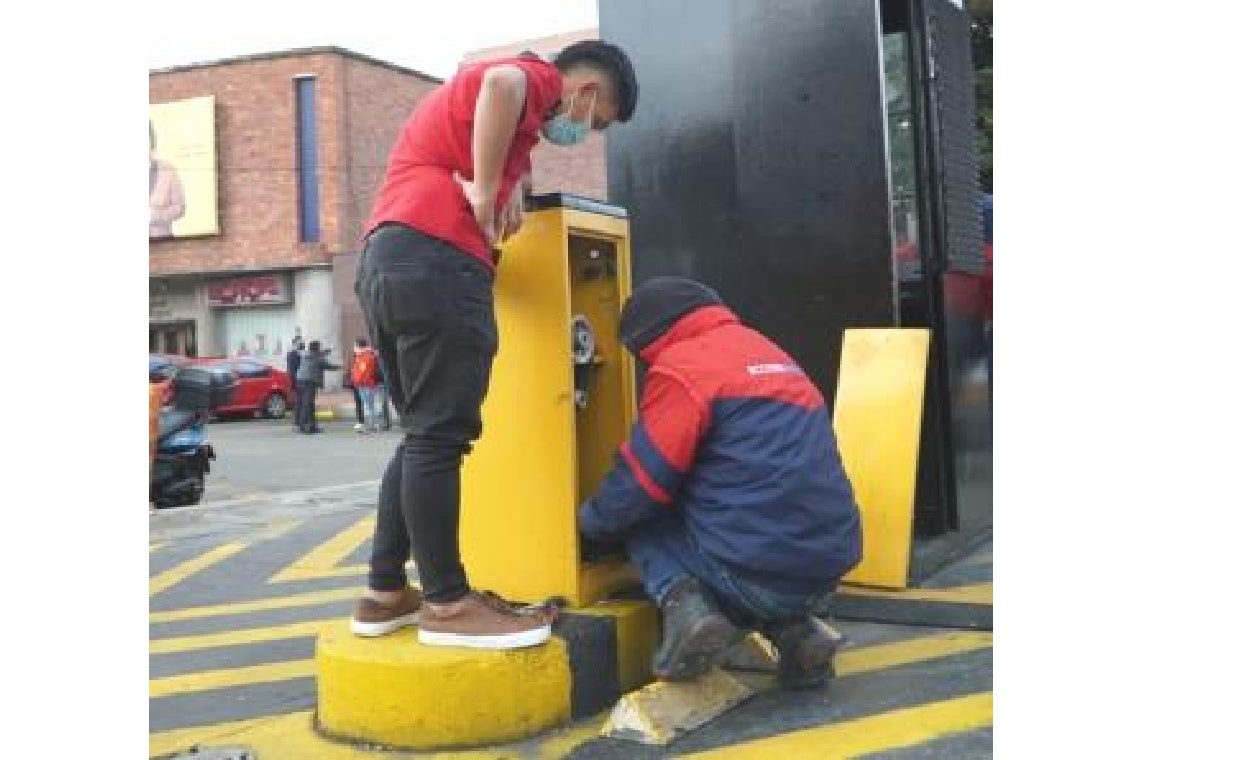 El parqueadero recuperado se encontraba al frente del Teatro La Castellana.
