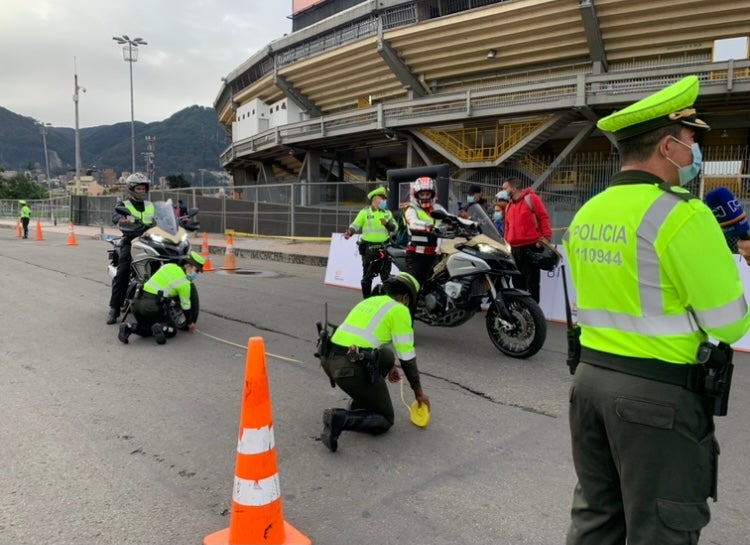 Siniestros en moto Bogotá
