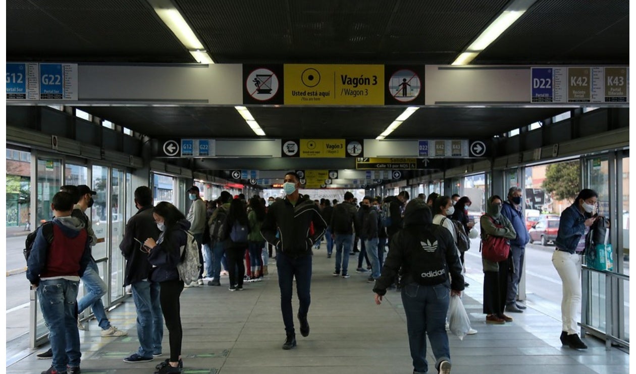 Estaciones de Transmilenio afectadas por el Paro