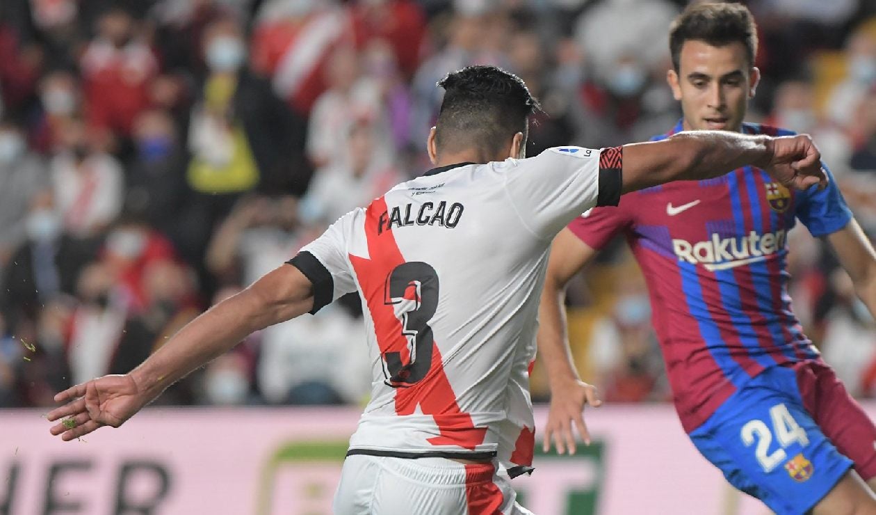 Falcao García, Rayo Vallecano vs Barcelona