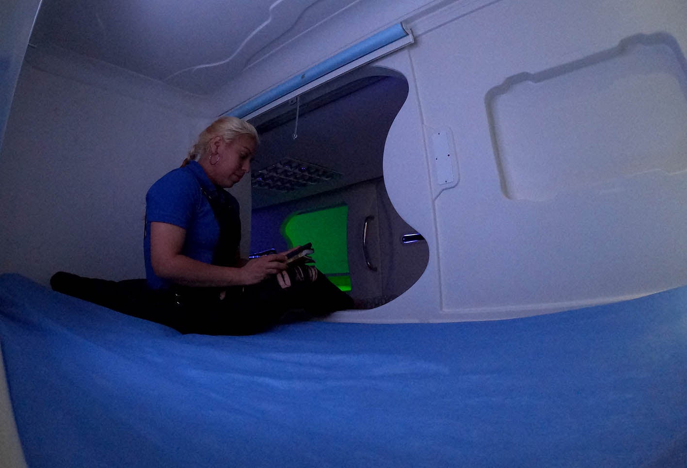 Innovadoras cápsulas para que los viajeros tomen un descanso