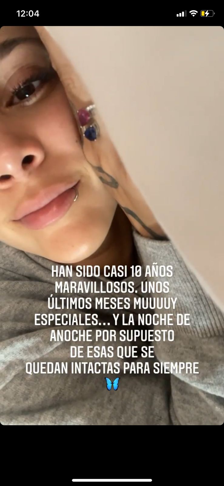 Greeicy Rendón hablando de la propuesta de Mike Bahía