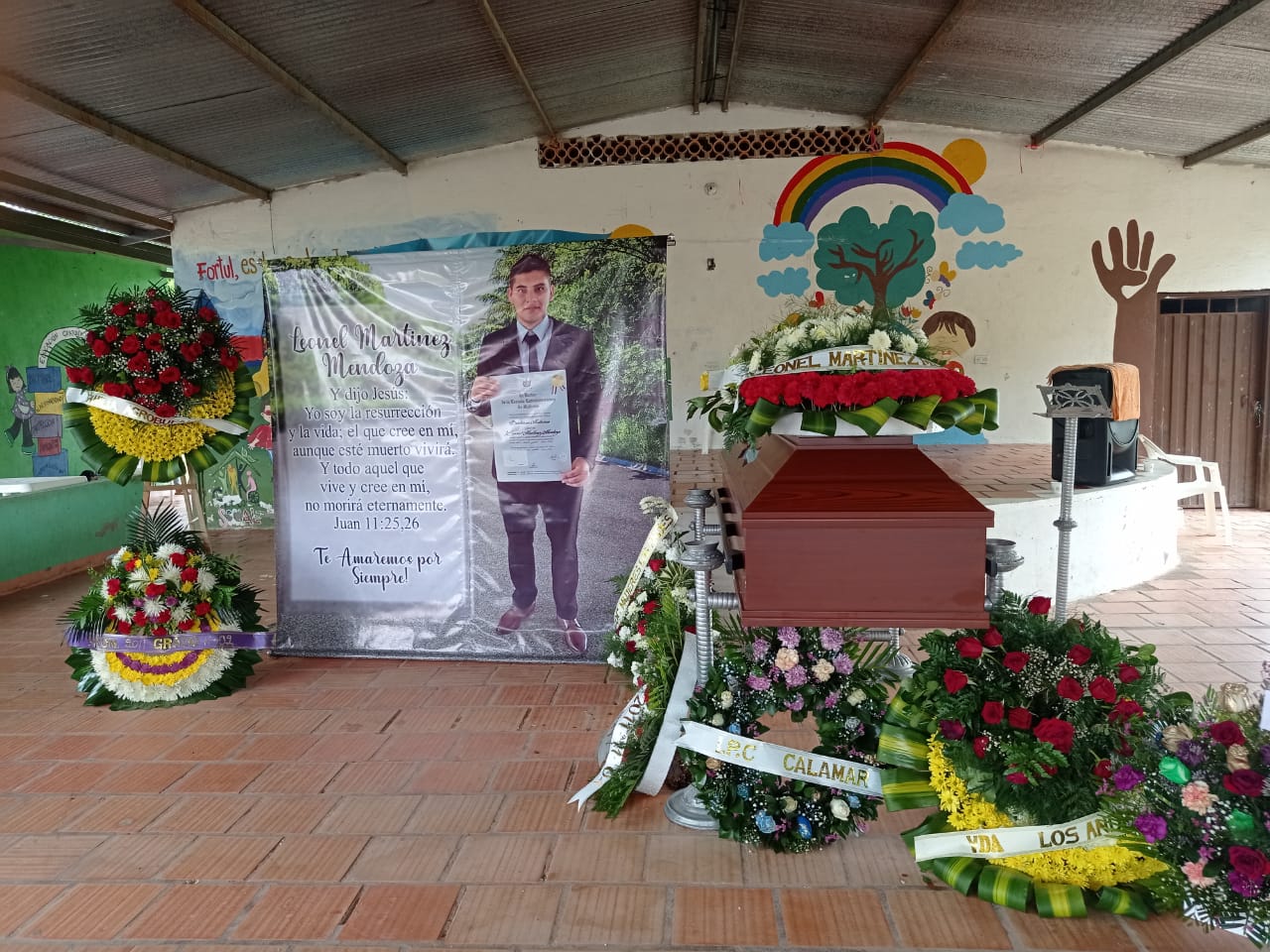 Velorio Leonel Martínez Mendoza