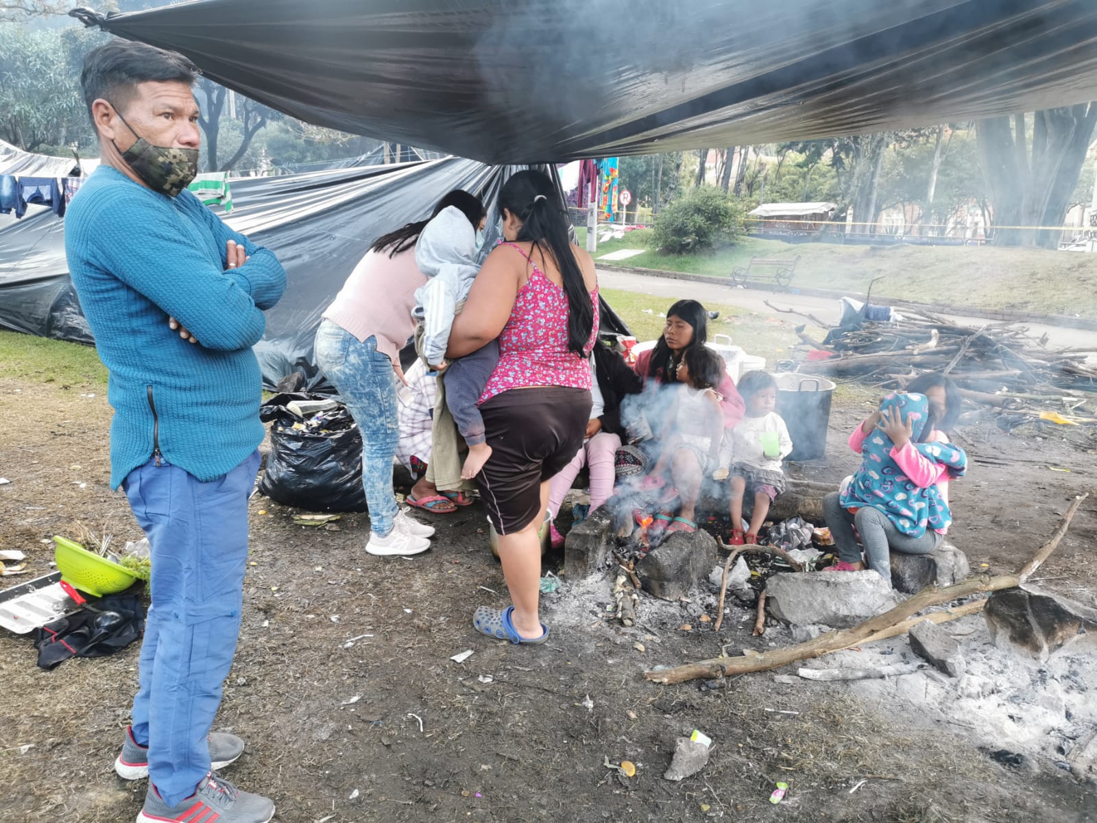 Comunidad emberá en el parque nacional