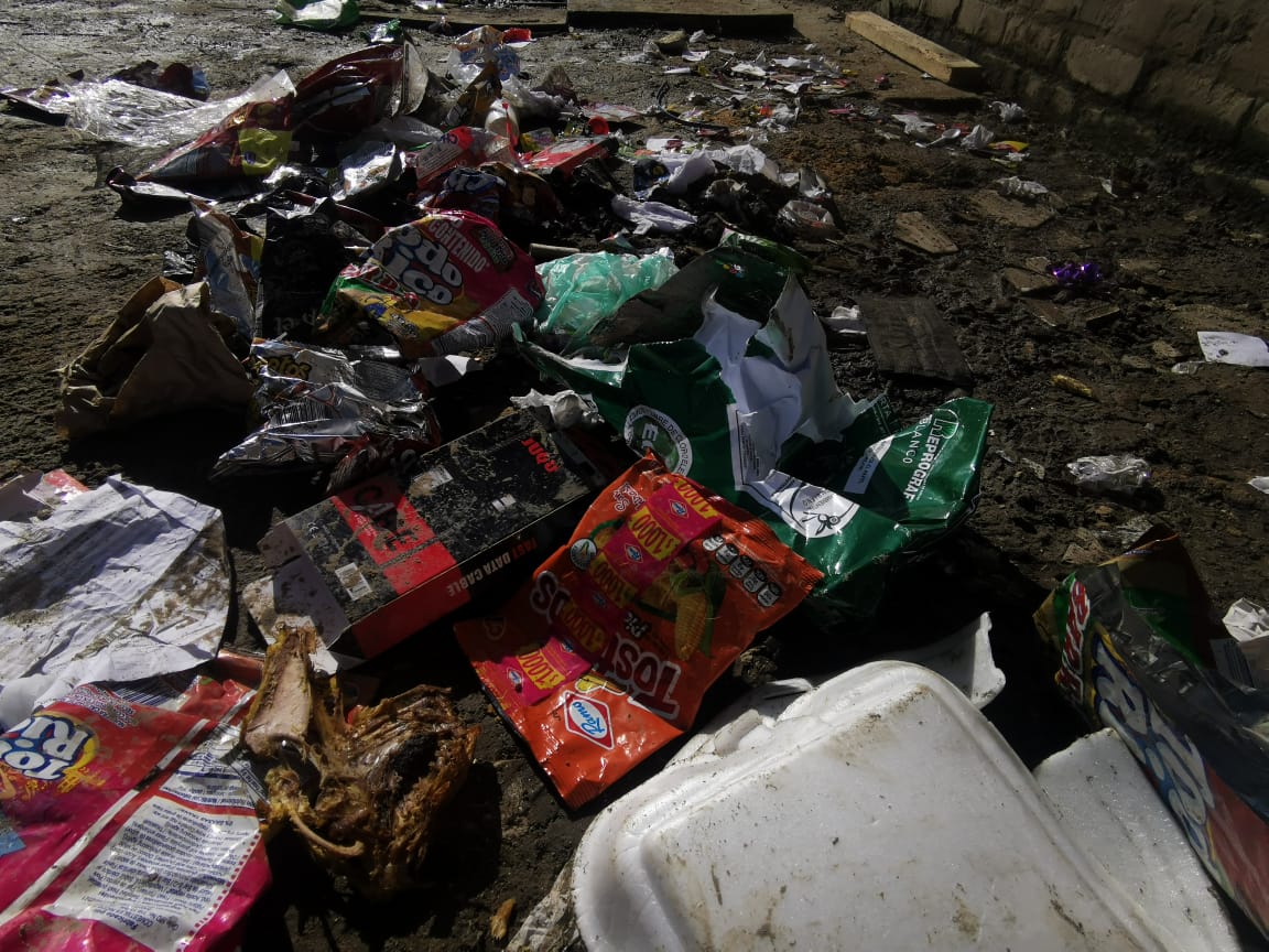 Residuos sin recoger en la localidad de Kennedy, Bogotá