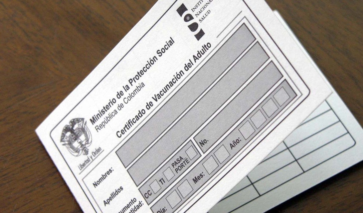 Carné de vacunación