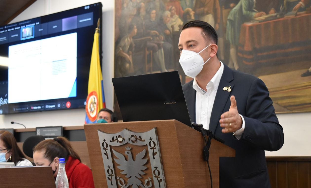 Yefer Vega, concejal de Bogotá