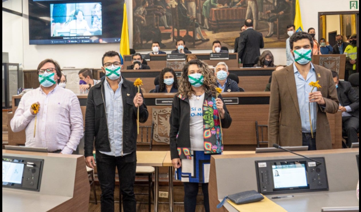 Concejales del Partido Alianza Verde se oponen al POT de Claudia López