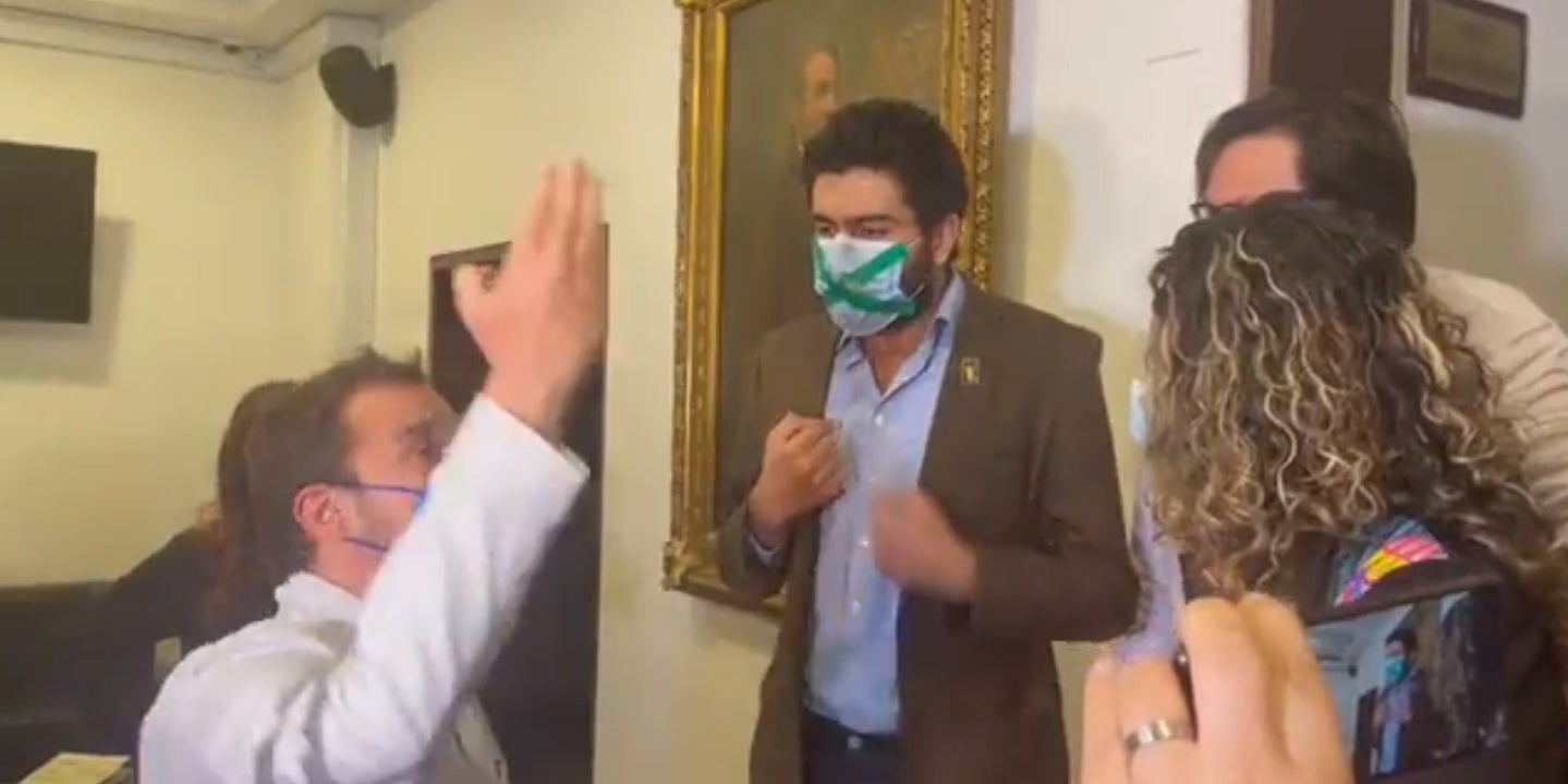 Luis Ernesto Gómez en el Concejo de Bogotá