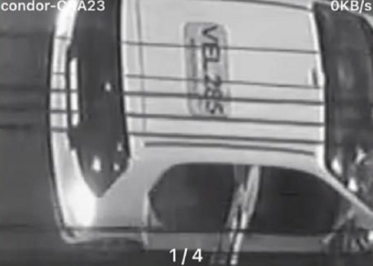 Taxi en el que se transporta banda delincuencial en Bogotá