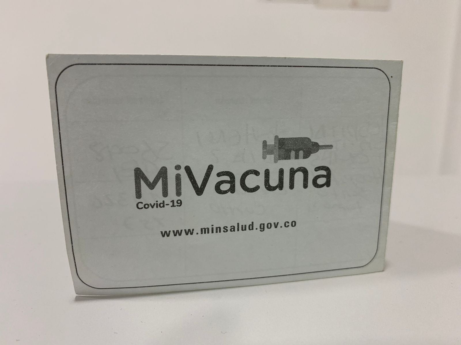 Carnet de vacunación