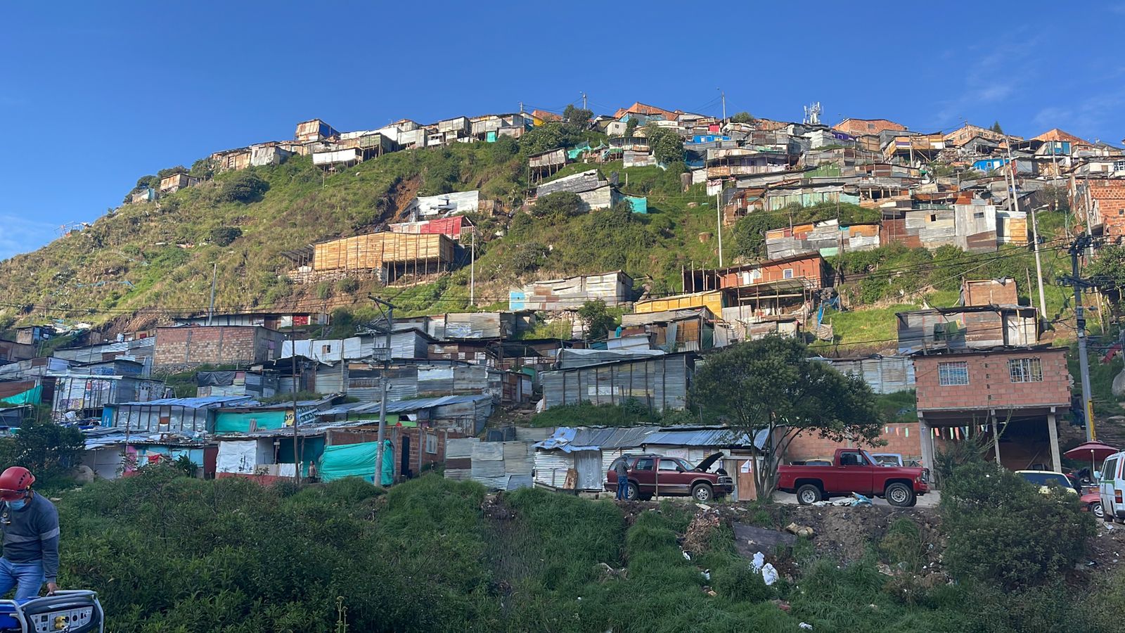 Viviendas en riesgo ciudad Bolívar