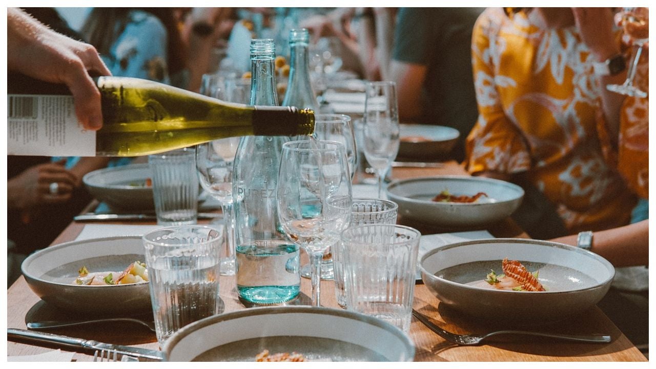 Bebidas para la cena navideña