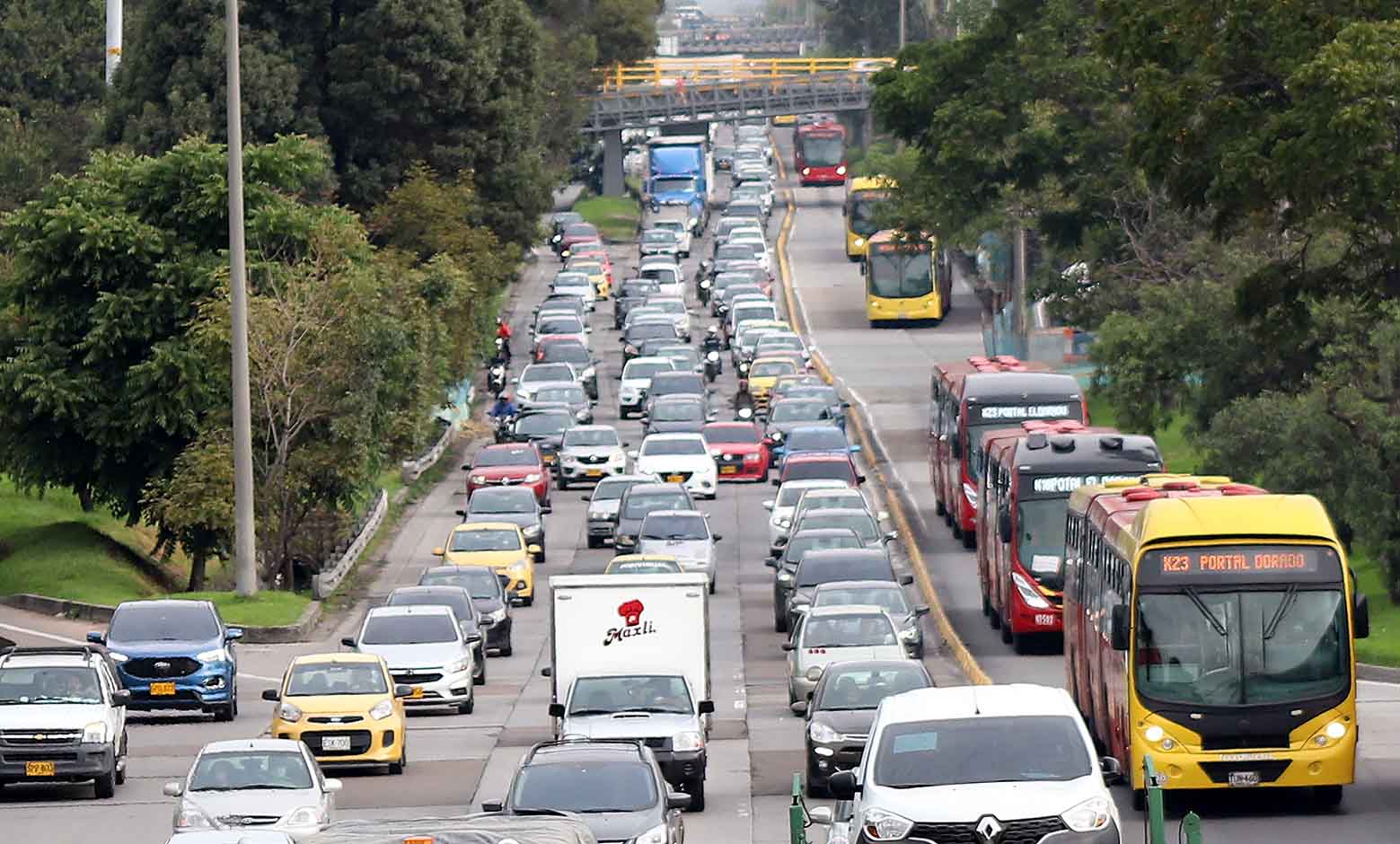Trancones en Bogotá