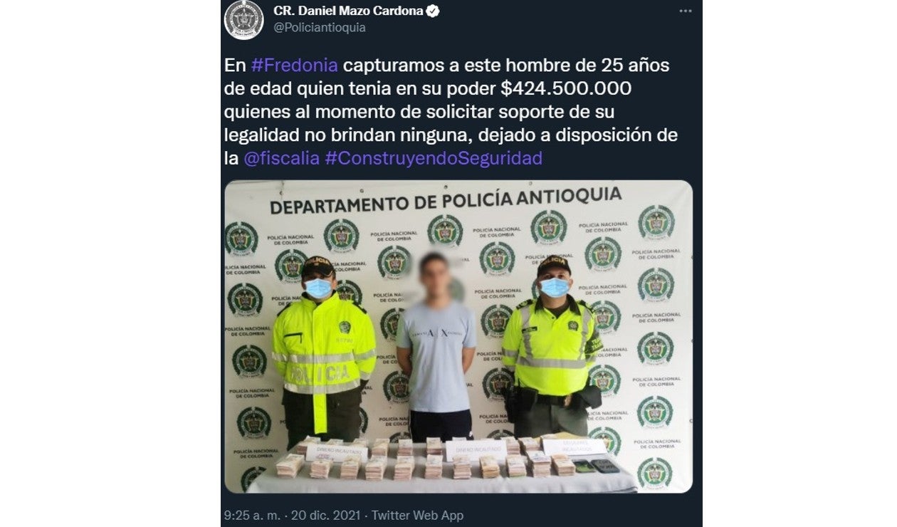 Photoshop en foto de la Policía