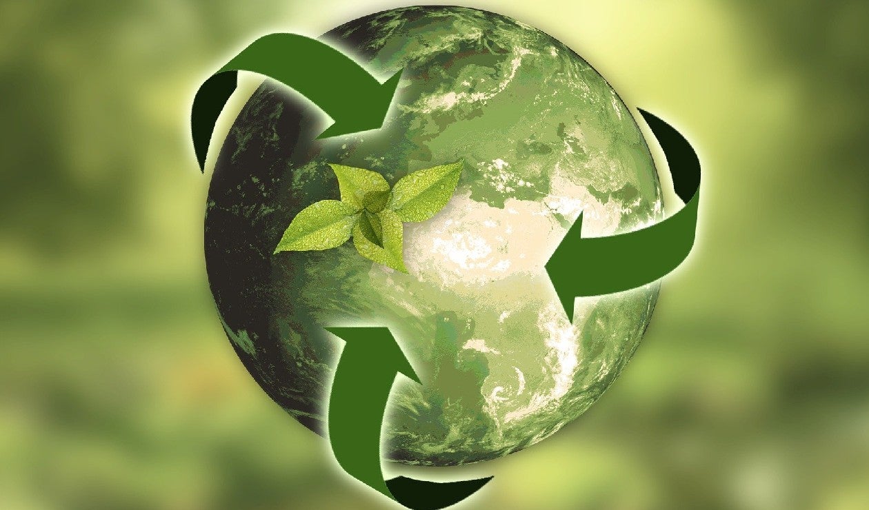 Reciclatón en el parque principal de Cájica