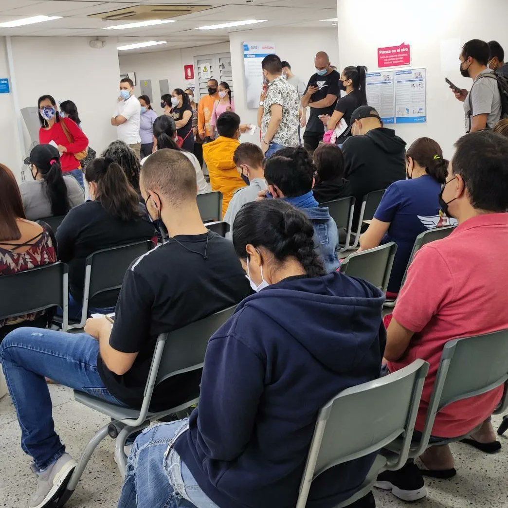 Pacientes en clínicas y hospitales.