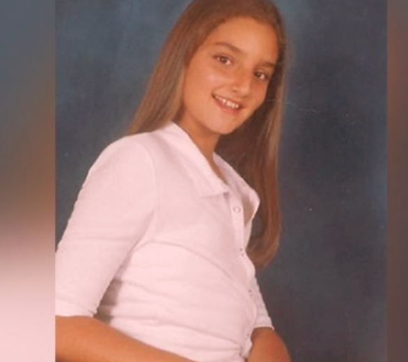 Melina Ramírez de pequeña