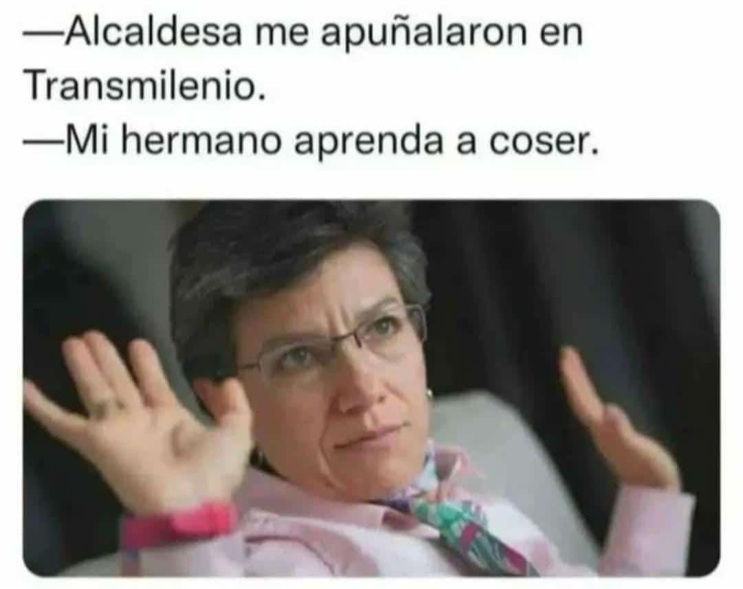 Meme contra Claudia López