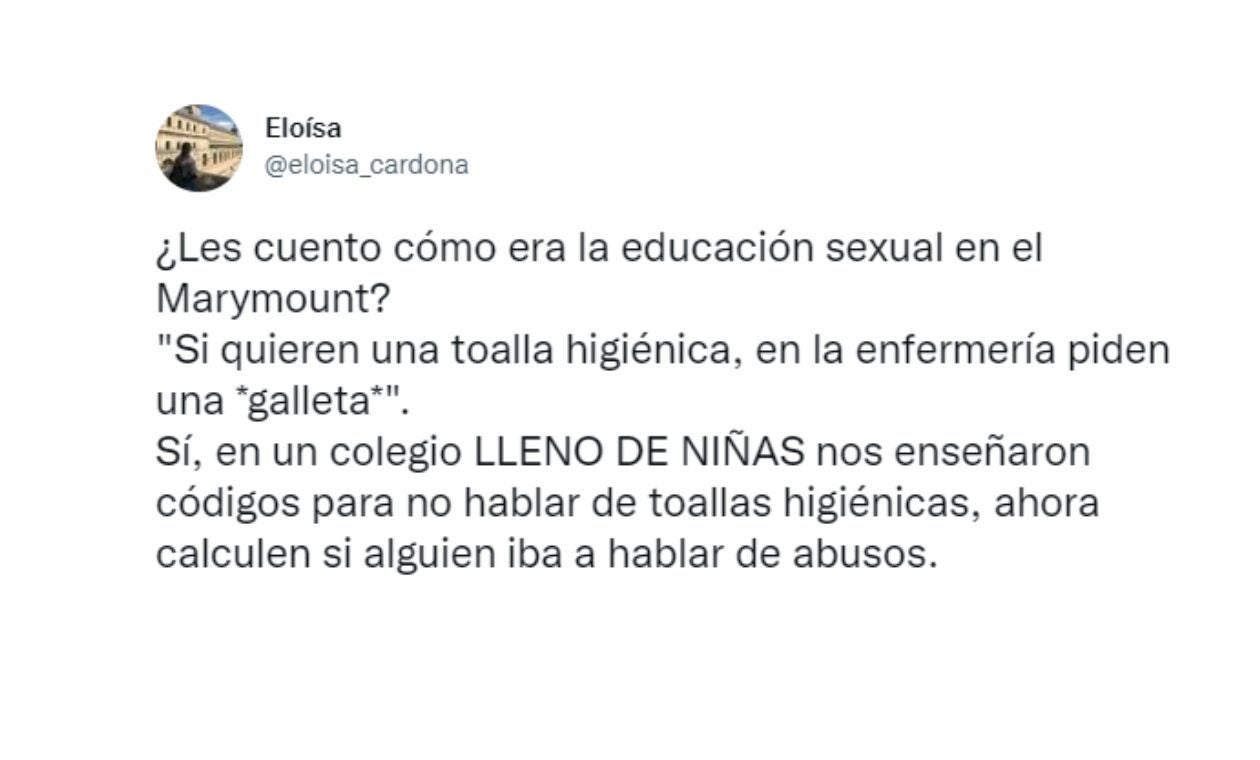 Educación sexual en colegios femeninos: toallas higiénicas y galletas