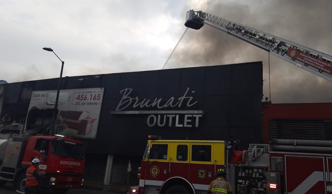 Incendio en Puente Aranda