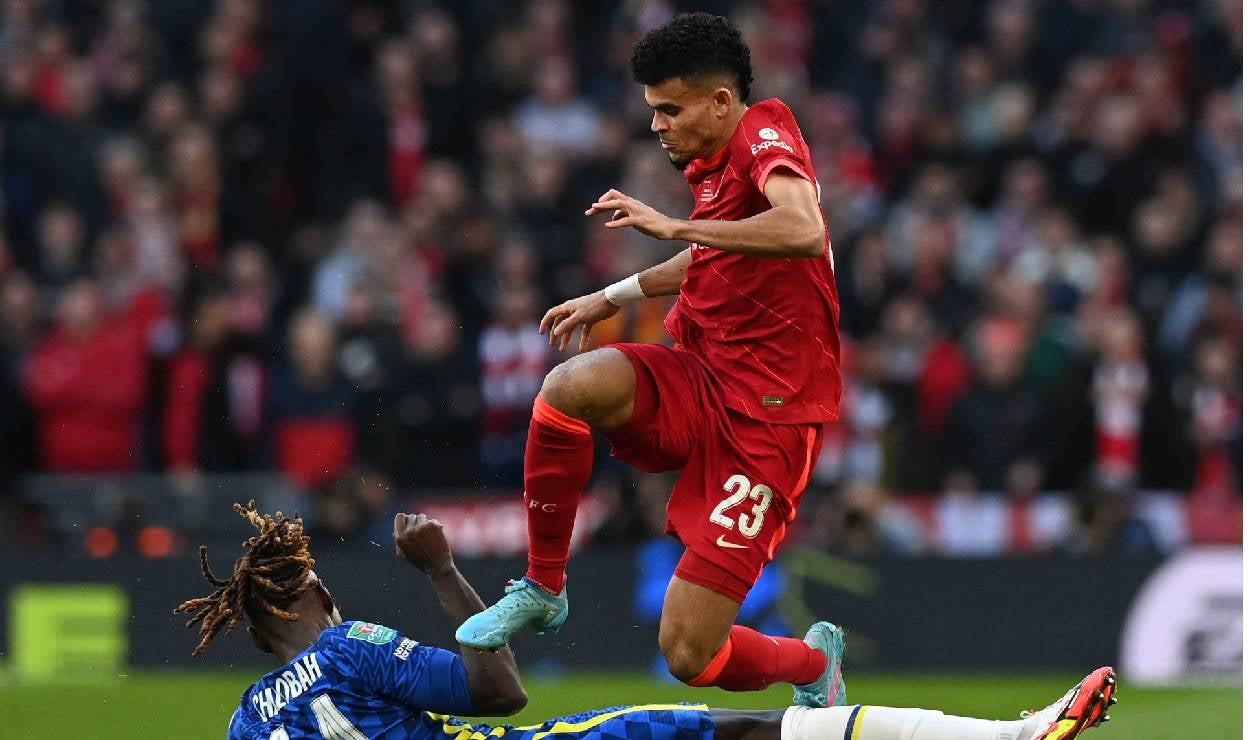 Luis Díaz, campeón de la Copa de la Liga