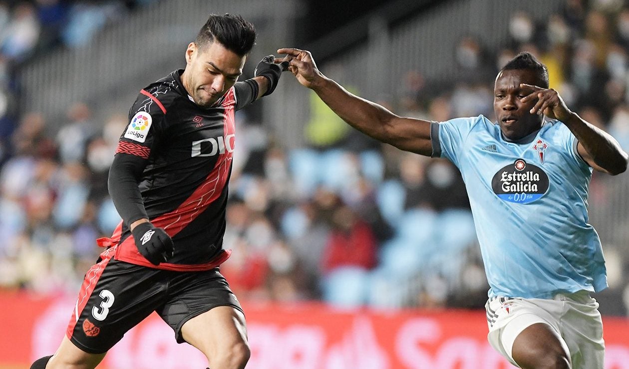 Falcao en Rayo Vallecano vs Celta