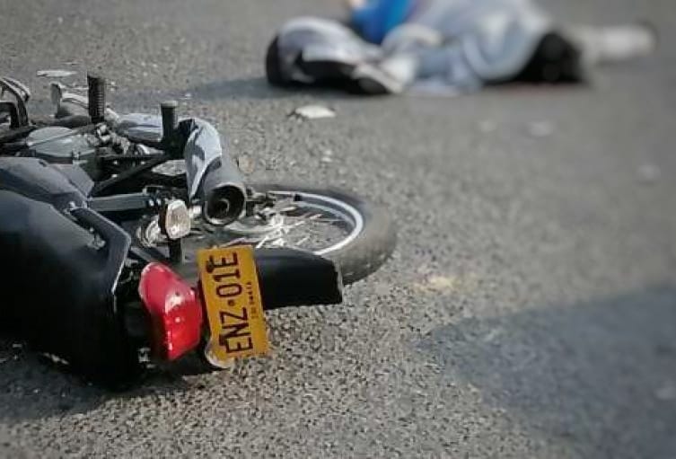 Accidentes viales con motocicletas