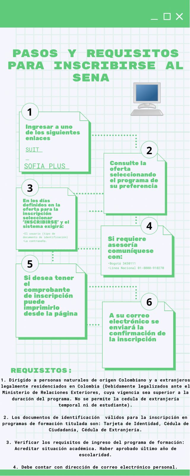 Cómo inscribirse al SENA