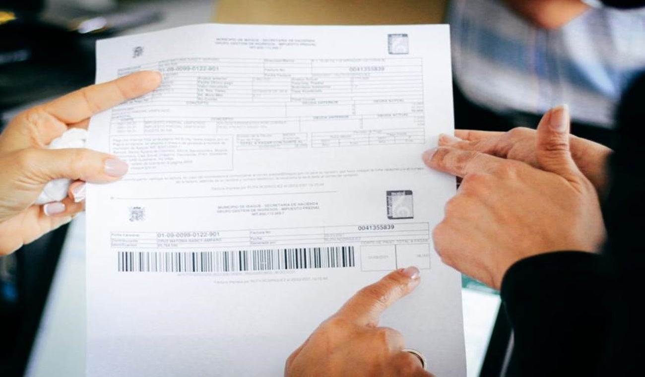 Pago del impuesto Predial