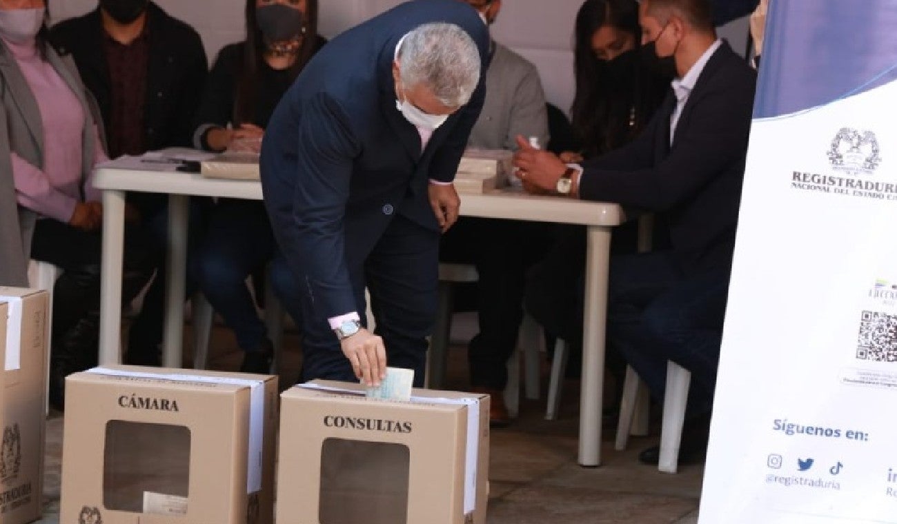Presidente Duque elecciones 2022