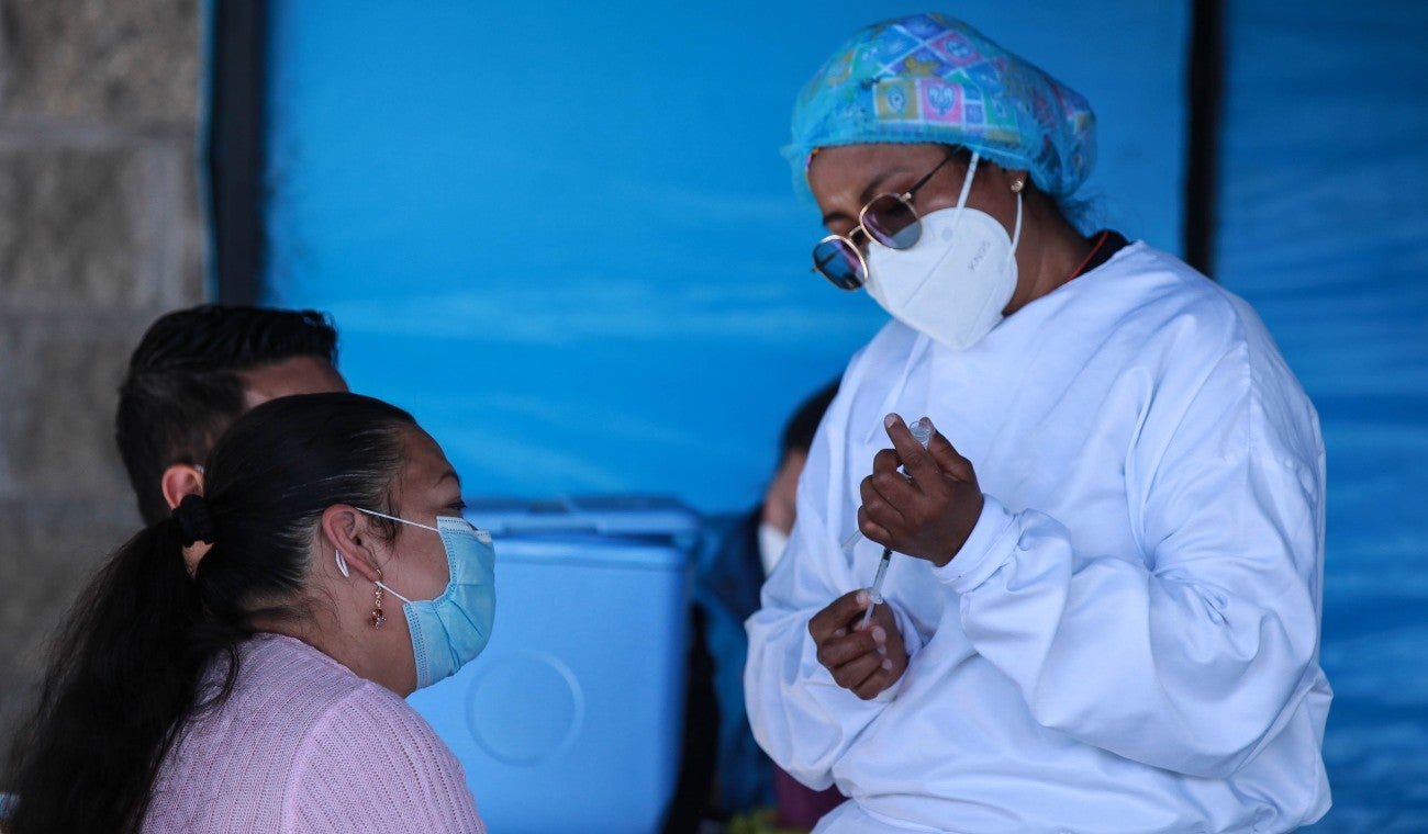Vacunación contra el covid-19 en Bogotá