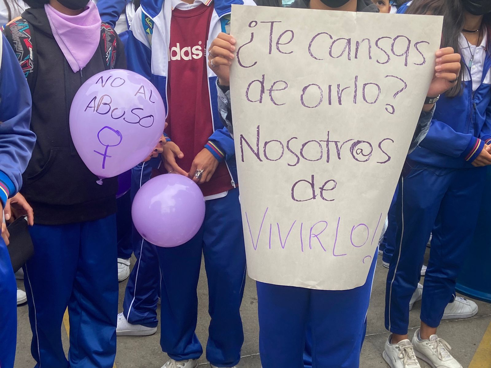 Protestas en colegio Venecia Nuevo Muzú por acoso y abuso sexual a estudiante