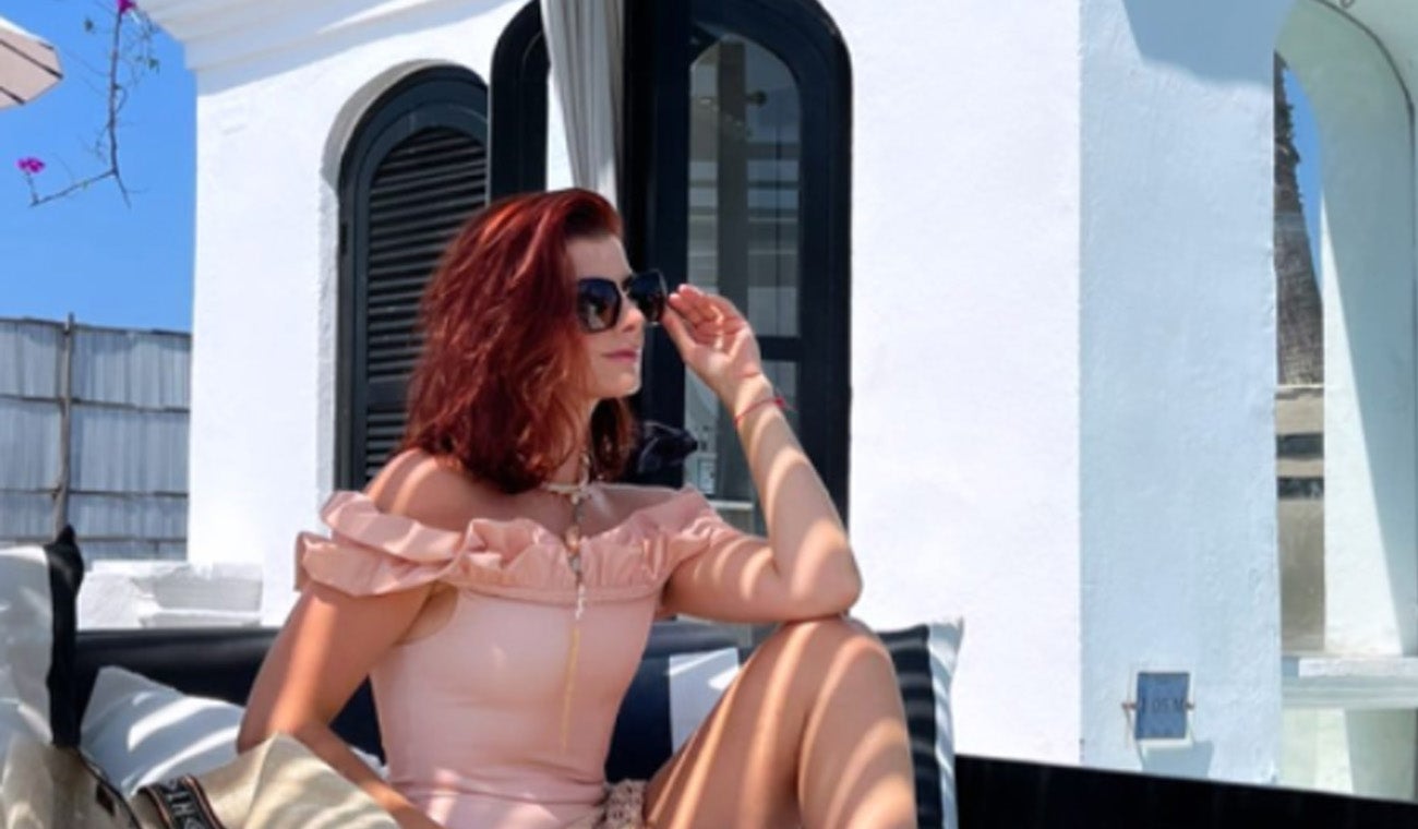 Carolina Cruz estaba en la playa con su amor