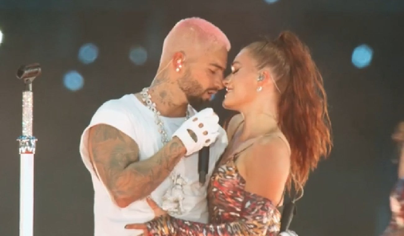 Maluma y sus bailarinas