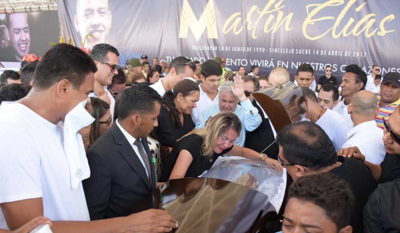 Funeral de Martín Elías se llevó a cabo en Valledupar