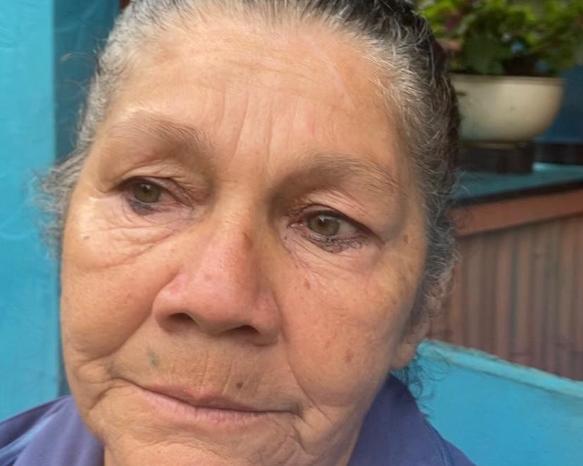 Mercedes Leal, habitante de la vereda Palestina, Viotá, Cundinamarca.