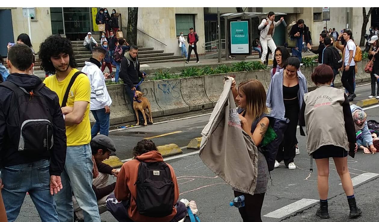Protestas en Bogotá