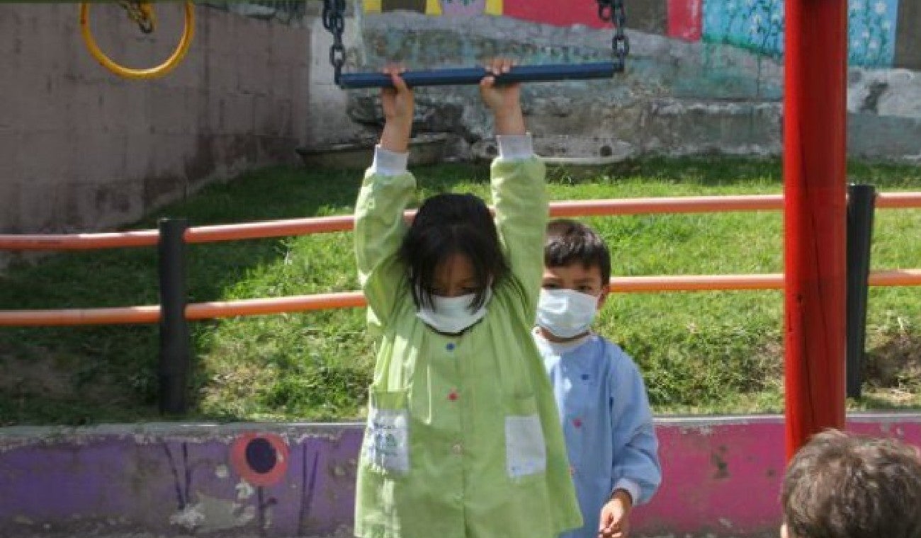 Uso de tapabocas en niños