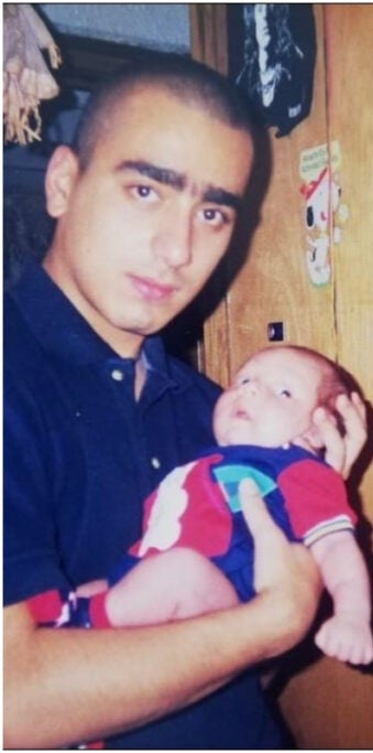 Felipe Saruma de bebé