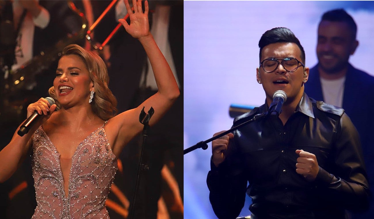 Adriana Lucia y Yeison Jiménez